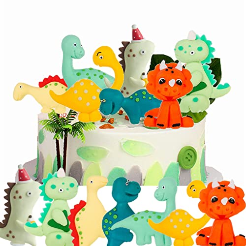 Dalettu 7 Stück Kuchendeko Dinosaurier, Dino Tortendeko, Dschungel Kuchen Dekorationen, Cupcake Topper, Dinosaurier Themen Kuchen Dekoration Deko für Baby Kinder Jungen Party Dekoration Dalettu 7 Stück Kuchendeko Dinosaurier, Dino Tortendeko, Dschungel Kuchen Dekorationen, Cupcake Topper, Dinosaurier Themen Kuchen Dekoration Deko für Baby Kinder Jungen Party Dekoration von Dalettu