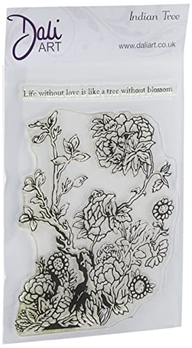 Dali Art Hortensie Schichtung transparent Stempel (A6), durchsichtig, 14.7 x 10.2 x 0.3 cm von Dali