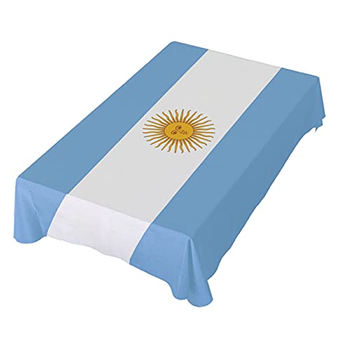 Dallonan Tischdekoration für Party, Argentinien-Flagge, rechteckige Tischdecke, Polyester, 152,4 x 274,4 cm, für Abendessen, Tischdekoration Dallonan Tischdekoration für Party, Argentinien-Flagge, rechteckige Tischdecke, Polyester, 152,4 x 274,4 cm, für Abendessen, Tischdekoration von Dallonan
