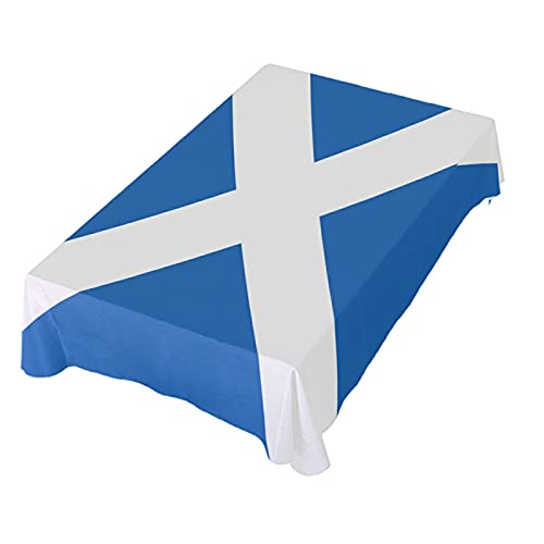 Dallonan Tischdekoration für Party, Flagge von Schottland, rechteckige Tischdecke, Polyester, 152,4 x 274,4 cm, für Abendessen von Dallonan