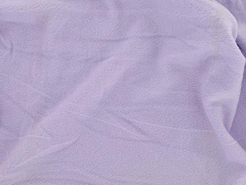 Dalston Mill Fabrics Polyester-Fleece, Lilac, 1 m von Dalston Mill Fabrics