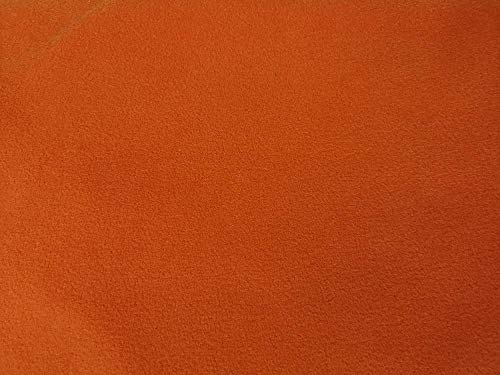 Dalston Mill Fabrics Polyester-Fleece, Orange, 10 m von Dalston Mill Fabrics