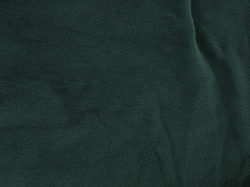 Dalston Mill Fabrics Polyester-Fleece, dunkelgrün, 2 m von Dalston Mill Fabrics