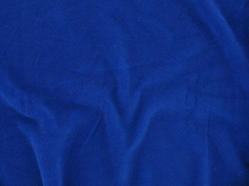 Dalston Mill Fabrics Polyester-Fleece, königsblau, 1 m von Dalston Mill Fabrics