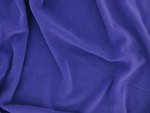 Dalston Mill Fabrics Polyester-Fleece, violett, 10 m von Dalston Mill Fabrics