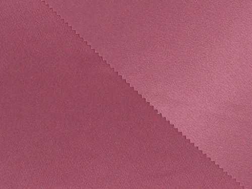 Dalston Mühle Stoffe Satin Rückseite Crepe, 100 Prozent Polyester, Dark pink von Dalston Mill Fabrics