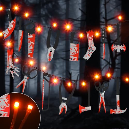 Dalugo Blades Lichterkette, 3m 30LED Orange Batterie Lichterkette mit 8 Modi Dalugo Blades Lichterkette, 3m 30LED Orange Batterie Lichterkette mit 8 Modi von Dalugo
