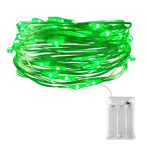 Dalugo Lichterkette Grün, 3m 30 LED Lichterkette Batterie für Weihnachten, Schlafzimmer, Party, Hochzeit von Dalugo