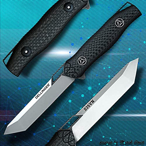 Dellinger Tanto S35VN POWDER STEEL & taktisches Messer & Full-Tang-Konstruktion & Klinge 105 mm Dellinger Tanto S35VN POWDER STEEL & taktisches Messer & Full-Tang-Konstruktion & Klinge 105 mm von Damascus Hunter