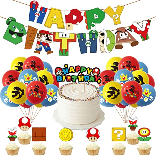 Mario Peach Geburtstag Party Deko Super Mario Deko Geburtstag Super Mario Bros Luftballons Geburtstag Mario Peach Geburtstag Luftballons Mario Kart Kuchen Deko Mario Luigi Geburtstag Girlande von Damoff