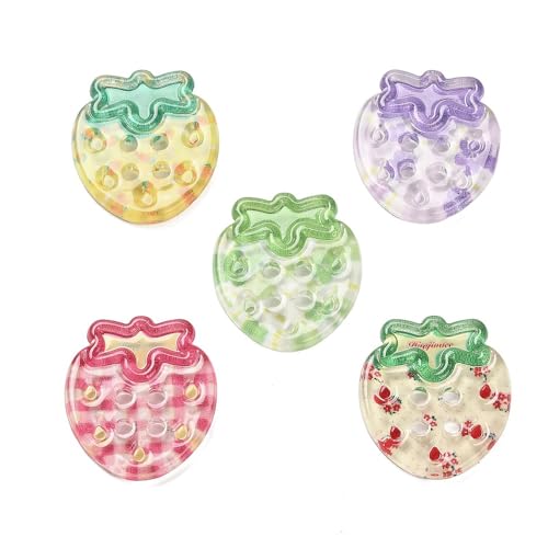 DanLingJewelry 200 Stück gemischte Farben Erdbeerförmige Nähknöpfe Harz Obst 4 Loch Knöpfe für Handwerk Scrapbooking Kleidung Dekorationen DanLingJewelry 200 Stück gemischte Farben Erdbeerförmige Nähknöpfe Harz Obst 4 Loch Knöpfe für Handwerk Scrapbooking Kleidung Dekorationen von DanLingJewelry