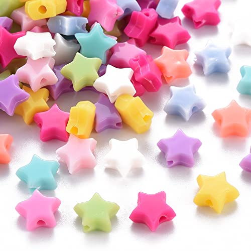 DanLingJewelry 3350 Stück zufällige Acryl-Sternperlen, Sternform, bunte Stern-Pony-Perlen für Schmuckherstellung DanLingJewelry 3350 Stück zufällige Acryl-Sternperlen, Sternform, bunte Stern-Pony-Perlen für Schmuckherstellung von DanLingJewelry