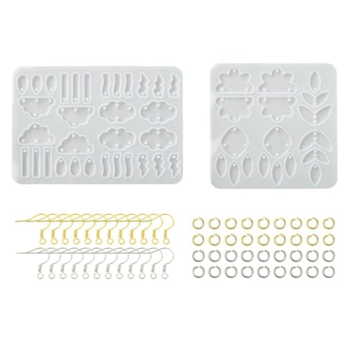 DanLingJewelry Epoxidharz-Formen für Schmuck, Ohrringe, Ornamente, Schlüsselanhänger, Basteln, 2 Stück DanLingJewelry Epoxidharz-Formen für Schmuck, Ohrringe, Ornamente, Schlüsselanhänger, Basteln, 2 Stück von DanLingJewelry