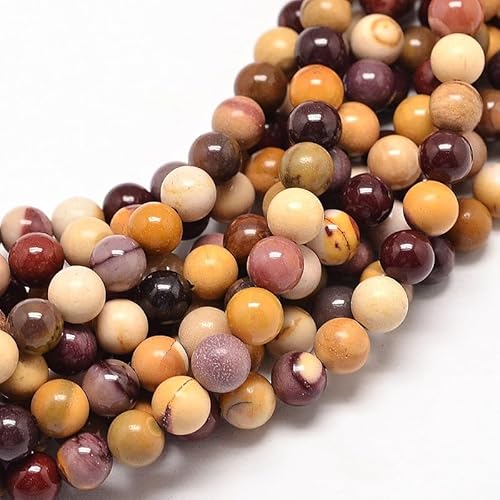 DanLingJewelry Natürliche Edelsteinperlen, rund, 8 mm, gemischte Farben, für selbstgemachte Schmuckherstellung, Armbänder, Halsketten, ca. 45 Stück DanLingJewelry Natürliche Edelsteinperlen, rund, 8 mm, gemischte Farben, für selbstgemachte Schmuckherstellung, Armbänder, Halsketten, ca. 45 Stück von DanLingJewelry