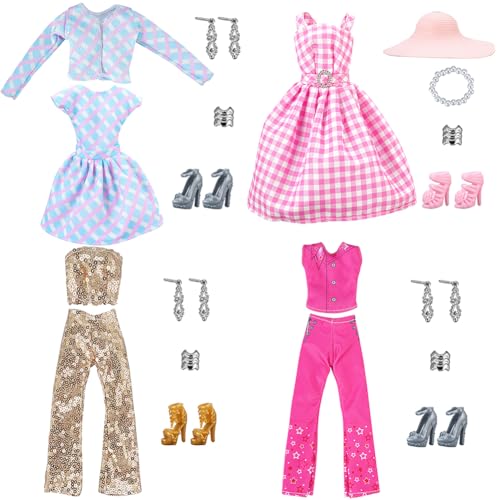 17 Stück Kleidungsstücke für Puppen,Kleidung und Zubehör für Puppen,Kleidung Schmuck Zubehör Set, Kleidung und Zubehör Kompatibel für 11 Zoll Mädchen Puppen,Spielzeug Geschenk für Mädchen ab 4 Jahre 17 Stück Kleidungsstücke für Puppen,Kleidung und Zubehör für Puppen,Kleidung Schmuck Zubehör Set, Kleidung und Zubehör Kompatibel für 11 Zoll Mädchen Puppen,Spielzeug Geschenk für Mädchen ab 4 Jahre von Danbghyuo