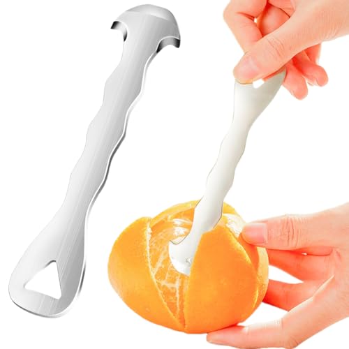 Grapefruit-Schäler,Zitronen Zester Schäler,Einfaches und schnelles Schälen, langer Griff, Küchenschäler Werkzeug,Handheld Obst Orangenschäler,für Zitrusfrüchte, kreative von Danbghyuo