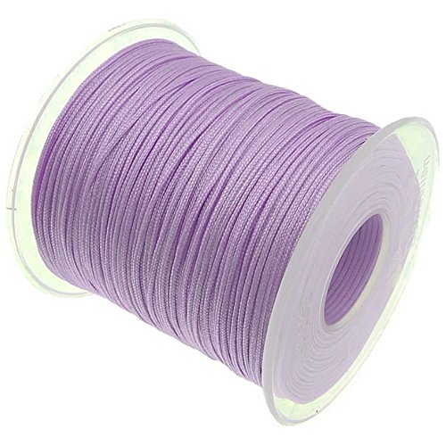 My-Bead 90m Nylonband Kordel 1mm Flieder wasserfest Nylonschnur Top Qualität Schmuckherstellung basteln DIY von My-Bead