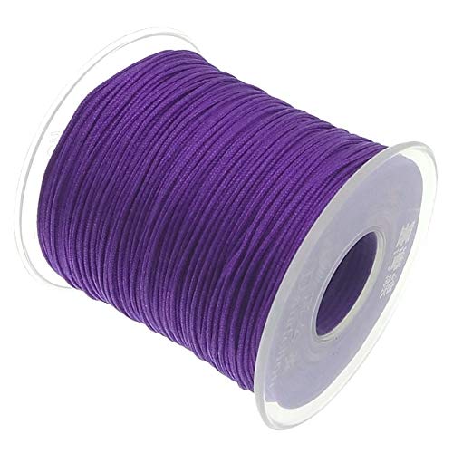 My-Bead 90m Nylonband Kordel 1mm Purpur lila wasserfest Nylonschnur Top Qualität Schmuckherstellung basteln DIY von Dandelion