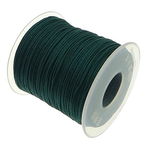 My-Bead 90m Nylonband Kordel 1mm grün wasserfest Nylonschnur Top Qualität Schmuckherstellung basteln DIY von My-Bead