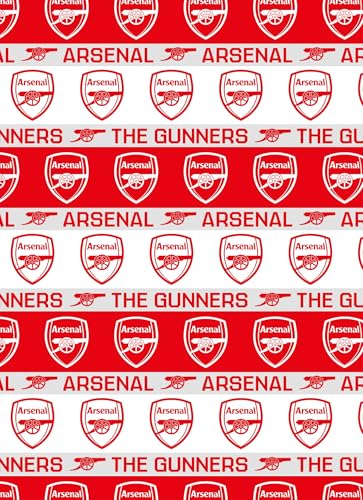 Arsenal FC Geschenkpapier, Fußballrolle, 3 m, Geburtstagsgeschenkpapier Arsenal FC Geschenkpapier, Fußballrolle, 3 m, Geburtstagsgeschenkpapier von Danilo Promotions LTD