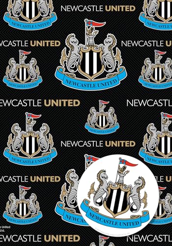 Danilo Promotions Limited Newcastle United FC Geschenkpapier, 2 Bögen, 2 Etiketten, Newcastle United Fußball-Geschenkpapier Danilo Promotions Limited Newcastle United FC Geschenkpapier, 2 Bögen, 2 Etiketten, Newcastle United Fußball-Geschenkpapier von Danilo Promotions LTD