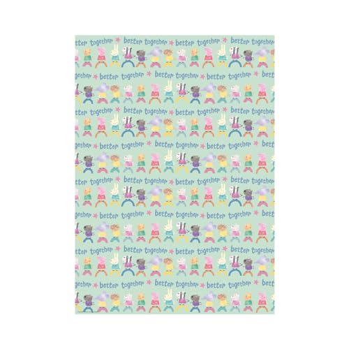 Danilo Promotions Limited Peppa Pig Geschenkpapier, 2 m, Geschenkpapierrolle, 2 m x 70 cm, geöffnet, Peppa Wutz, offizielles Lizenzprodukt, verantwortungsvoll bezogen, mehrfarbig Danilo Promotions Limited Peppa Pig Geschenkpapier, 2 m, Geschenkpapierrolle, 2 m x 70 cm, geöffnet, Peppa Wutz, offizielles Lizenzprodukt, verantwortungsvoll bezogen, mehrfarbig von Danilo Promotions LTD