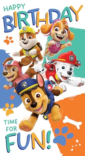 Danilo Promotions Ltd Paw Patrol Geburtstagskarte mit Aufklebern von Danilo Promotions LTD