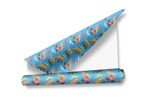 Hot Wheels Geschenkpapier, 3 m Rolle, Geburtstagsgeschenkpapier Hot Wheels Geschenkpapier, 3 m Rolle, Geburtstagsgeschenkpapier von Danilo Promotions LTD