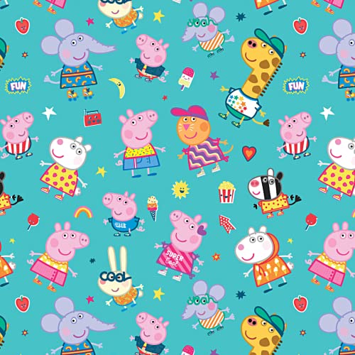 Peppa Pig Geschenkpapier, Peppa Pig 2 Blatt 2 Tag Geschenkpapier, Geburtstag Geschenkpapier von Danilo Promotions LTD