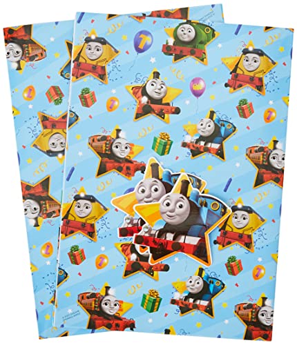 Thomas & Friends Geschenkpapier – 2 Bögen, zwei Etiketten, offiziell lizenziertes Geschenkpapier, Thomas und seine Freunde, recycelbares Geburtstagsgeschenkpapier, offiziell lizenziertes Thomas & Friends Geschenkpapier – 2 Bögen, zwei Etiketten, offiziell lizenziertes Geschenkpapier, Thomas und seine Freunde, recycelbares Geburtstagsgeschenkpapier, offiziell lizenziertes von Danilo Promotions LTD