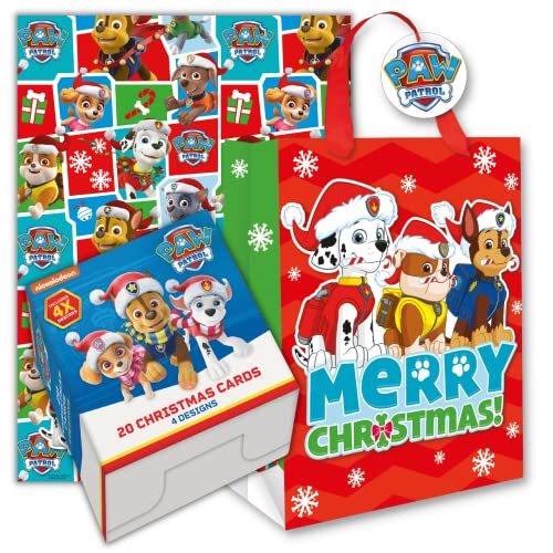 Weihnachtsbündel, Paw Patrol Weihnachtsbündel, Weihnachtsverpackung, Weihnachtsgeschenkpapier, Weihnachtsgeschenktüte, Paw Patrol von Danilo Promotions LTD