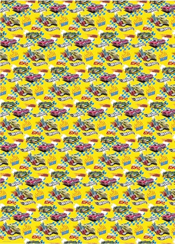 Geschenkpapier mit heißen Rädern, 2 Bögen, 2 Geschenkanhänger, Geburtstagsgeschenkpapier Geschenkpapier mit heißen Rädern, 2 Bögen, 2 Geschenkanhänger, Geburtstagsgeschenkpapier von Danilo Promotions Limited