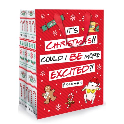 Danilo Promotions LTD Offizielle Geschenktüte für Freunde der TV-Show, Weihnachtsfreunde, TV-Show-Geschenktüte, Ross Rachel Monica Chandler Joey und Phoebe Christmas Wrap Danilo Promotions LTD Offizielle Geschenktüte für Freunde der TV-Show, Weihnachtsfreunde, TV-Show-Geschenktüte, Ross Rachel Monica Chandler Joey und Phoebe Christmas Wrap von Danilo Promotions LTD