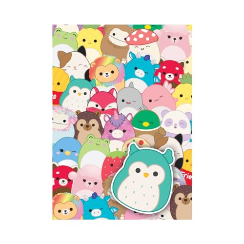 Danilo Squishmallows Geschenkpapier - Zwei Bögen, Zwei Etiketten, Offiziell Lizenziertes Geschenkpapier, Vollständig recycelbar, 70 x 50 cm Jedes Blatt, Mehrfarbig Danilo Squishmallows Geschenkpapier - Zwei Bögen, Zwei Etiketten, Offiziell Lizenziertes Geschenkpapier, Vollständig recycelbar, 70 x 50 cm Jedes Blatt, Mehrfarbig von Danilo