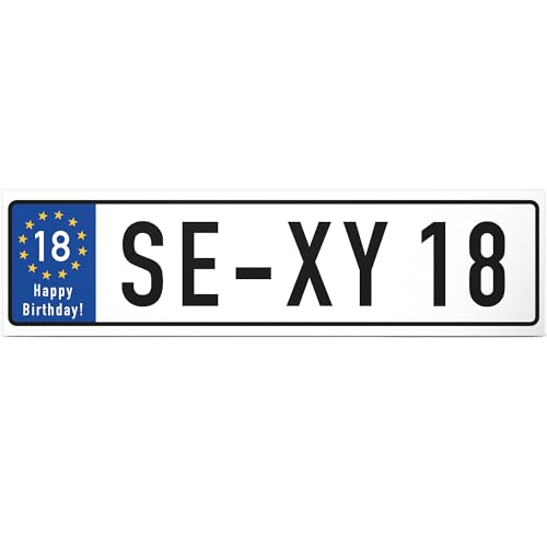 DankeDir! Sexy 18 Jahre Schild Jahre - Geschenk 18. Geburtstag Geschenkidee Geburtstagsgeschenk Achtzehnten Geburtstagsdeko Partydeko Party Zubehör Geburtstagskarte von DankeDir!