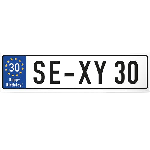 DankeDir! Sexy 30 Jahre Schild - Geschenk 30. Geburtstag, Partydeko, Kunststoff, 40 x 10 cm von DankeDir!