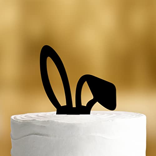 Cake Topper Hasenohren - Acrylglas Schwarz - Tortenaufsatz, Kuchen, Tortendeko, Tortenstecker, Kuchenaufsatz, Kuchendeko, Osterhase Cake Topper Hasenohren - Acrylglas Schwarz - Tortenaufsatz, Kuchen, Tortendeko, Tortenstecker, Kuchenaufsatz, Kuchendeko, Osterhase von Dankeskarte.com