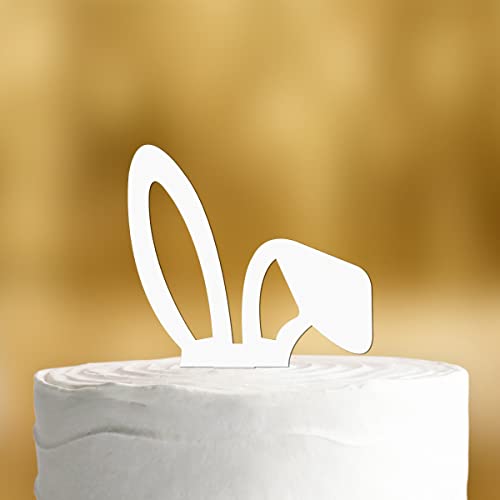 Cake Topper Hasenohren - Acrylglas Weiss - Tortenaufsatz, Kuchen, Tortendeko, Tortenstecker, Kuchenaufsatz, Kuchendeko, Osterhase Cake Topper Hasenohren - Acrylglas Weiss - Tortenaufsatz, Kuchen, Tortendeko, Tortenstecker, Kuchenaufsatz, Kuchendeko, Osterhase von Dankeskarte.com