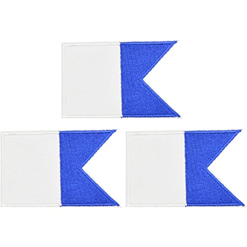 3pcs Tauchflagge Bestickte Patette Auf Flecken Rucksack Diver Badge Flagge Patch Souvenir Diy Accessoires von Danlai