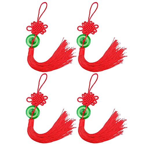 4pcs Chinesische Knoten Anhänger Hängende Chinesische Knoten Quasten Orientalische Quasten -anhänger Für Neujahr Frühlingsfestival Dekorationen von Danlai