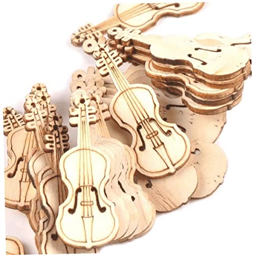 50pcs Natrual Geige Holzscheiben Für Wohnkultur Diy Crafts Scrapbook Accessoires Handgefertigte Holzornamente 50pcs Natrual Geige Holzscheiben Für Wohnkultur Diy Crafts Scrapbook Accessoires Handgefertigte Holzornamente von Danlai