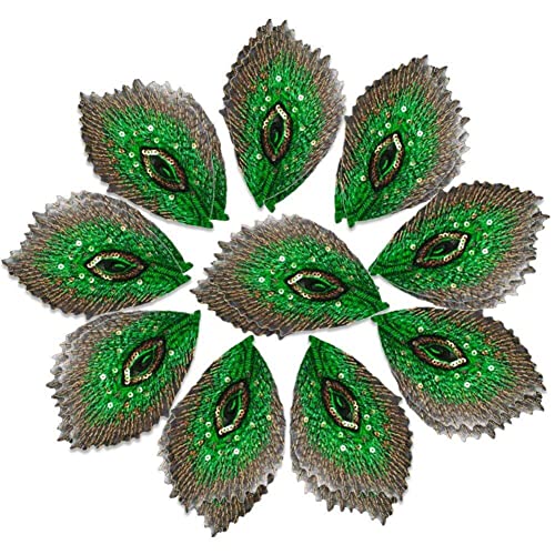 Federn Eisen Auf Patch Phoenix Paillettennetzgestickte Applikationsabzeichen Für Diy -kleidungsnähen Reparaturen von Danlai