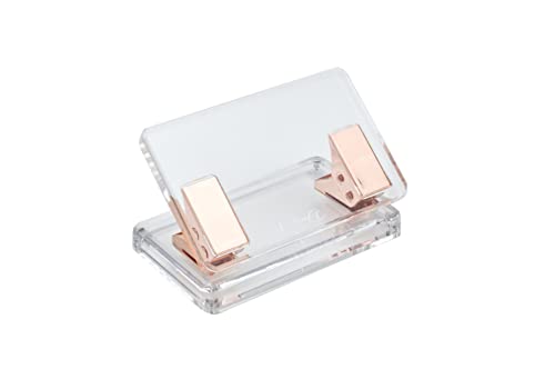 Dany Marcus Locher, elegantes Büroaccessoires in Acryl Rosegold (Locher) von Dany Marcus