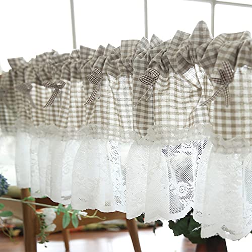 Scheibengardine Modern Küchengardine,Voile Transparente Bistrogardine Kurzgardinen Kurzstores Gardinen Kleinfenster Gardinen,Landhausstil Spitze Cáfe Vorhang für Wohnzimmer/Küche/Balkon/Badezimmer Scheibengardine Modern Küchengardine,Voile Transparente Bistrogardine Kurzgardinen Kurzstores Gardinen Kleinfenster Gardinen,Landhausstil Spitze Cáfe Vorhang für Wohnzimmer/Küche/Balkon/Badezimmer von Daoyuan