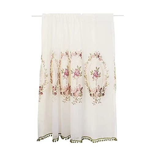 Scheibengardinen Voile Cafe Vorhang,Landhausstil Bistrogardine,Kurz Modern Kurzstores Gardinen Transparent Vorhänge Kurzgardine,Küchengardine für Wohnzimmer Schlafzimmer Küche ( Size : 150X160cm ) Scheibengardinen Voile Cafe Vorhang,Landhausstil Bistrogardine,Kurz Modern Kurzstores Gardinen Transparent Vorhänge Kurzgardine,Küchengardine für Wohnzimmer Schlafzimmer Küche ( Size : 150X160cm ) von Daoyuan