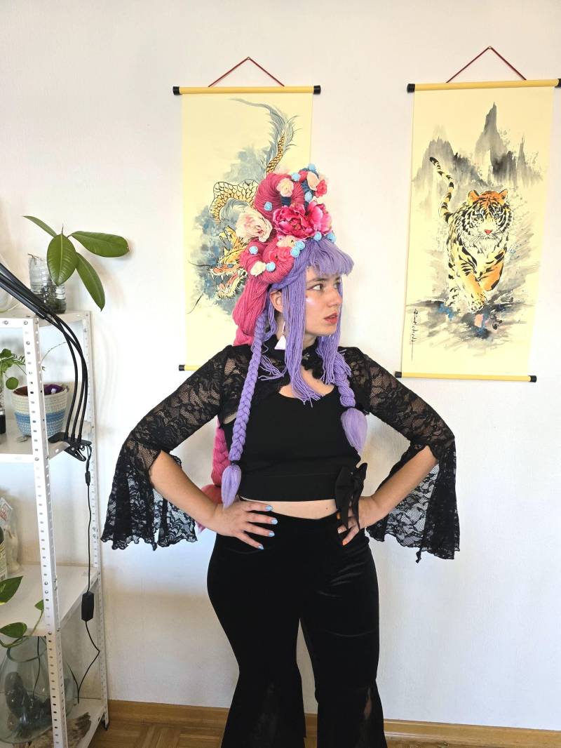 Perrücke Aus Wolle Für Cosplay Oder Drague Queens von Darazia