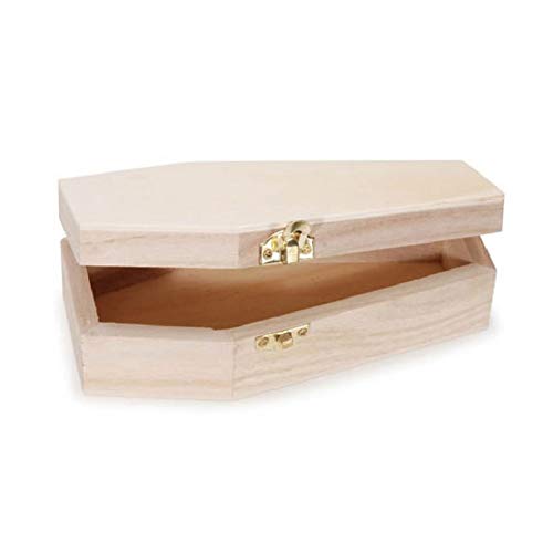 Darice 9184-57 Sarg aus unbehandeltem Holz, 15,2 x 7,6 x 5,1 cm, Unvollendet (Unfinished), 6 inches von Darice