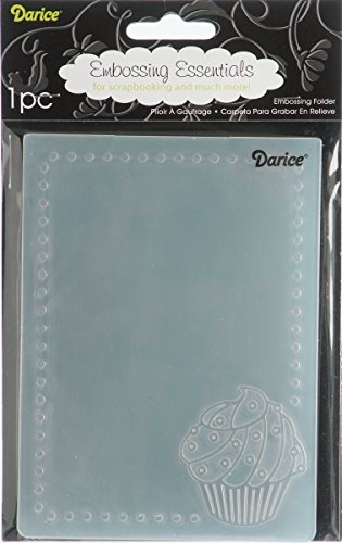 Darice Prägeschablone, 10,8 x 14,6 cm Cupcake, Ecke, Plastik, transparent, 10,8 x 14,6 x 0,4 cm Darice Prägeschablone, 10,8 x 14,6 cm Cupcake, Ecke, Plastik, transparent, 10,8 x 14,6 x 0,4 cm von Darice