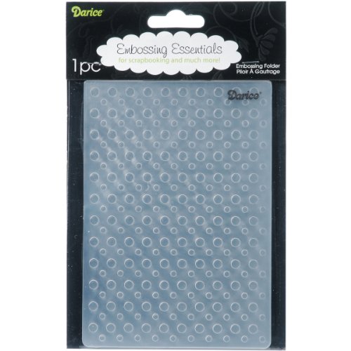 Darice Prägeschablone, 10,8 x 14,6 cm Punkt, Plastik, transparent, 10,8 x 14,6 x 0,4 cm Darice Prägeschablone, 10,8 x 14,6 cm Punkt, Plastik, transparent, 10,8 x 14,6 x 0,4 cm von Darice