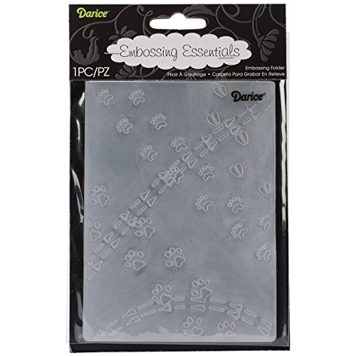 Darice Prägeschablone, Tierspuren, Plastik, transparent, 10,8 x 14,6 x 0,4 cm Darice Prägeschablone, Tierspuren, Plastik, transparent, 10,8 x 14,6 x 0,4 cm von Darice